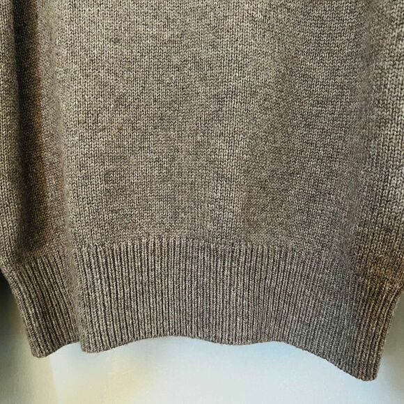 BA&SH Keane Lace-Up Cuff Wool &‎ Cotton Sweater, Tan, Size Small, DESIGNER, NWT - Picture 12 of 16